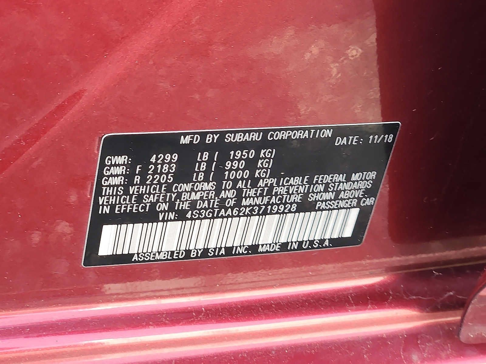 Used 2019 Subaru Impreza 2.0i AWD/4WD image 26
