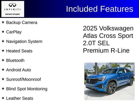 Used 2025 Volkswagen Atlas Cross Sport SEL Premium R-Line AWD/4WD image 2