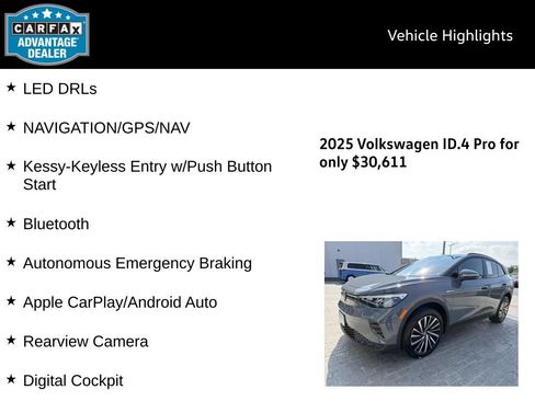Certified 2025 Volkswagen ID.4 Pro AWD/4WD image 5