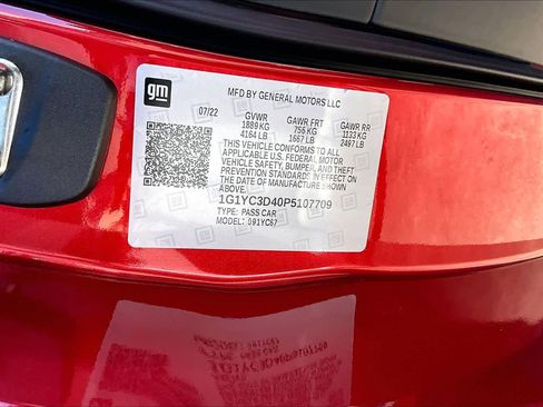 Used 2023 Chevrolet Corvette Stingray Premium Conv w/ Z51 Performance Package image 30