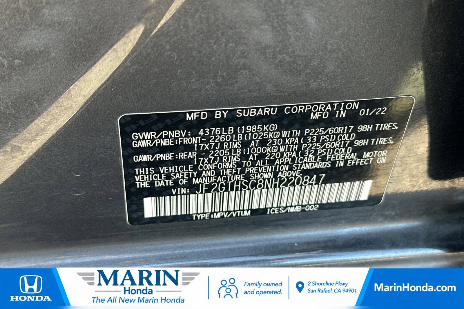Used 2022 Subaru Crosstrek 2.5i Sport w/ Moonroof Package AWD/4WD image 35