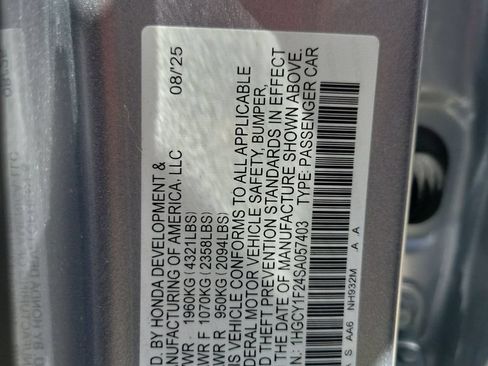 Used 2025 Honda Accord LX image 35