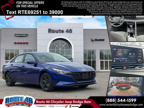 Used 2023 Hyundai Elantra Blue w/ Cargo Package image 1