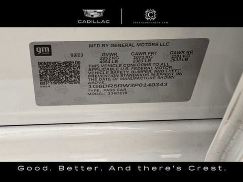 Certified 2023 Cadillac CT5 V w/ Premium Package image 34