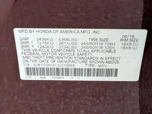 Used 2018 Acura MDX FWD image 23