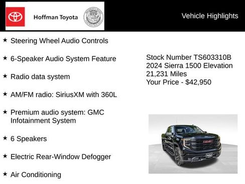 Used 2024 GMC Sierra 1500 Elevation AWD/4WD image 10