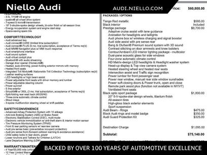 Used 2023 Audi A6 3.0T Prestige w/ Prestige Package