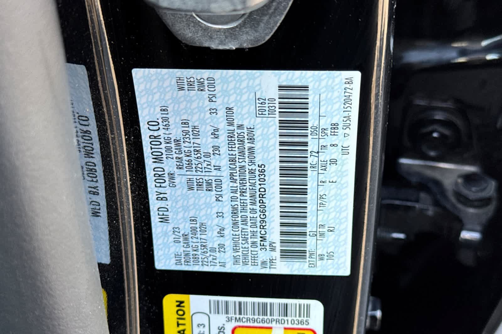Certified 2023 Ford Bronco Sport Heritage w/ Heritage Convenience Package AWD/4WD image 28