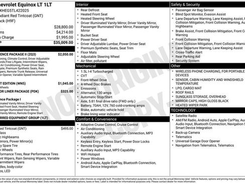 New 2026 Chevrolet Equinox LT w/ Convenience Package II FWD image 11