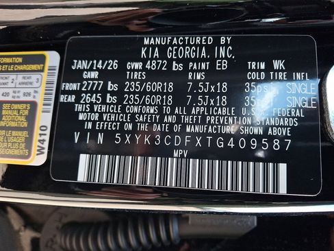 New 2026 Kia Sportage EX image 16