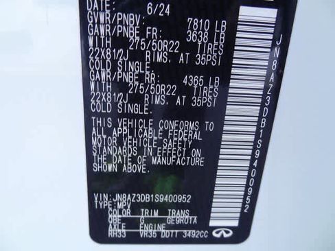 Used 2025 INFINITI QX80 Sensory w/ Exterior Package image 60