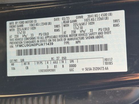 Used 2023 Ford Escape Active AWD/4WD image 34
