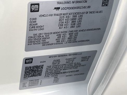 Certified 2024 Chevrolet Silverado 1500 Custom w/ Rally Edition image 9