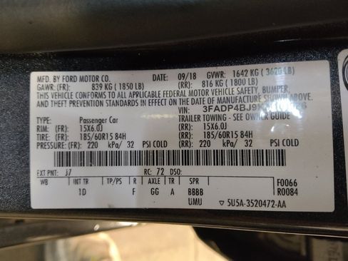 Used 2019 Ford Fiesta SE image 33