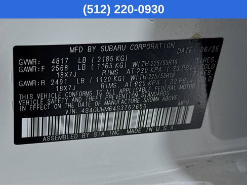 Certified 2025 Subaru Crosstrek 2.5i Limited w/ Popular Package #3A image 41