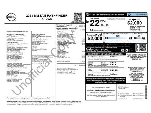 Used 2023 Nissan Pathfinder SL w/ SL Premium Package image 35