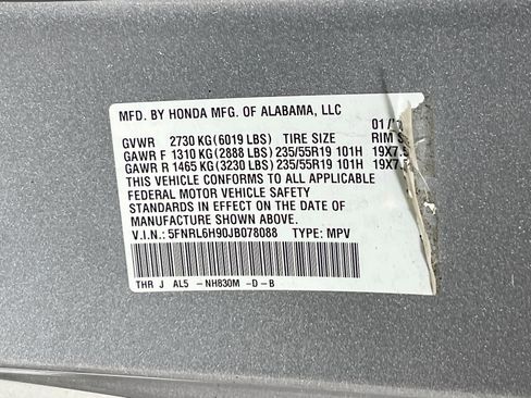 Used 2018 Honda Odyssey Elite image 35
