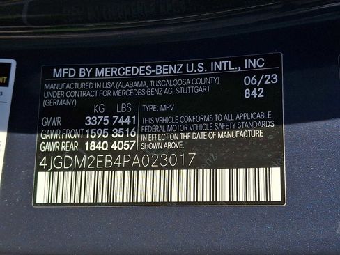 Certified 2023 Mercedes-Benz EQS 450+ 4MATIC SUV w/ AMG Line Exterior Package image 25