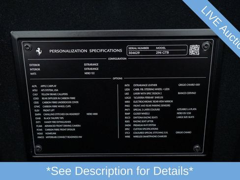 Used 2024 Ferrari 296 GTB image 35