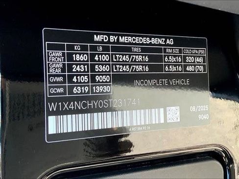 New 2025 Mercedes-Benz Sprinter 2500 image 19