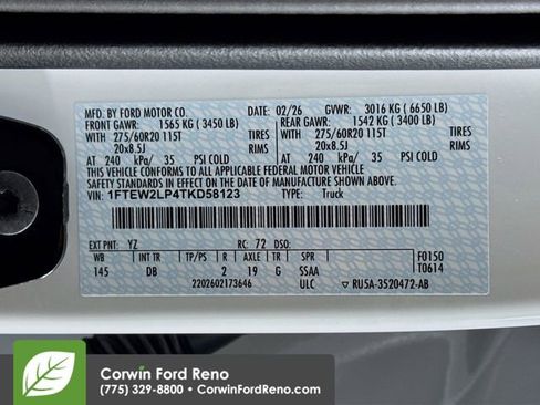 New 2026 Ford F150 STX w/ Equipment Group 200A image 31