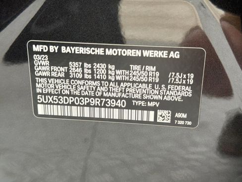 Certified 2023 BMW X3 xDrive30i w/ M Sport Package AWD/4WD image 20