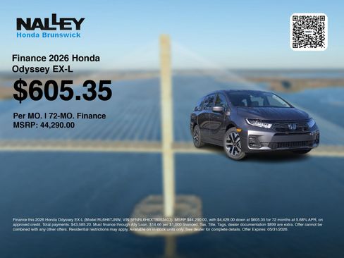 New 2026 Honda Odyssey EX-L image 7