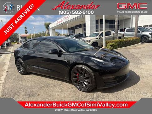 Used 2022 Tesla Model 3 Performance AWD/4WD image 1