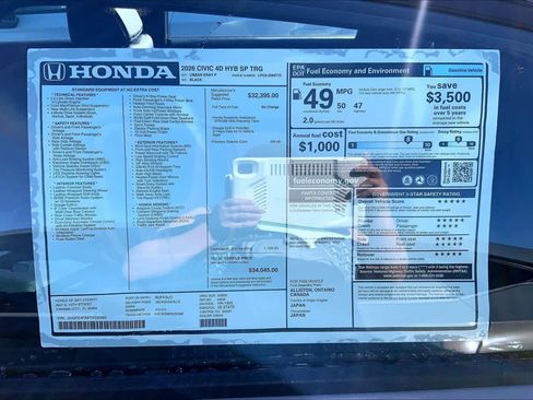 New 2026 Honda Civic Sport Touring image 19