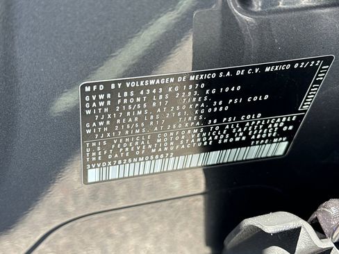 Certified 2022 Volkswagen Taos S w/ IQ Drive S Package image 28