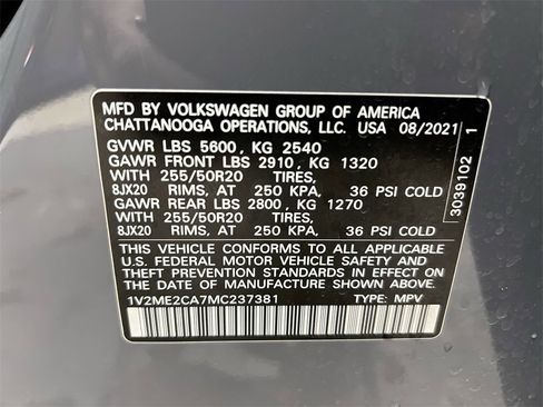 Used 2021 Volkswagen Atlas Cross Sport SE image 27