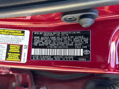 Used 2018 Toyota Camry SE FWD image 23