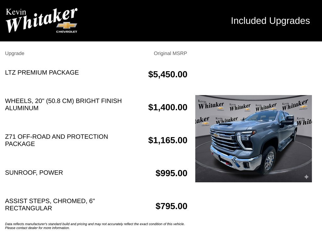 Certified 2026 Chevrolet Silverado 2500 LTZ w/ LTZ Premium Package AWD/4WD image 36