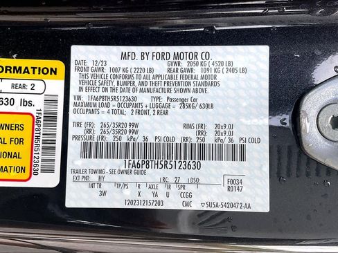 Used 2024 Ford Mustang Premium image 34