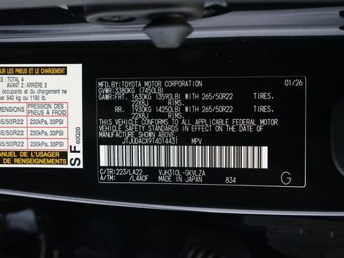 Used 2026 Lexus LX 700h Ultra Luxury AWD/4WD image 43