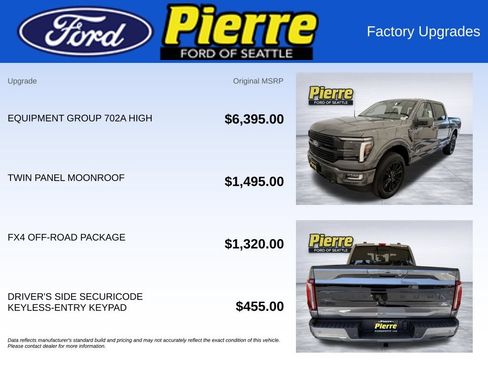 New 2026 Ford F150 Platinum w/ Equipment Group 702A High AWD/4WD image 13
