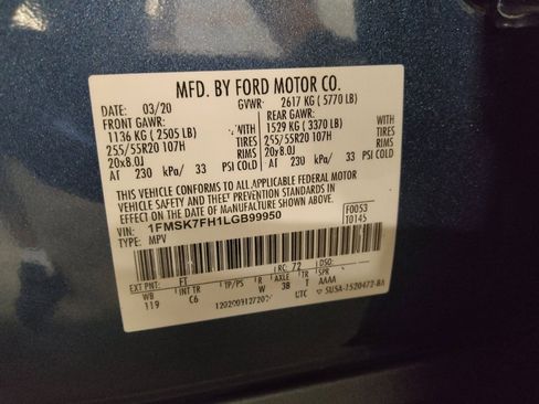 Used 2020 Ford Explorer Limited RWD image 33
