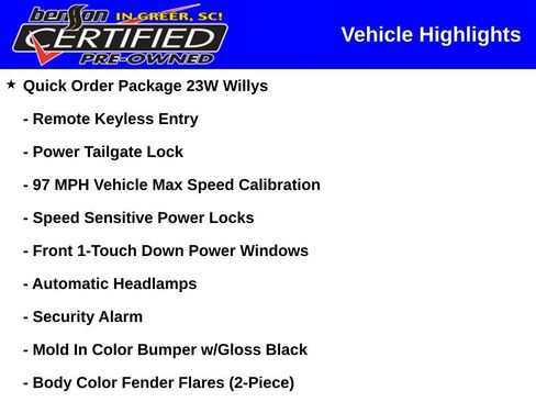 Used 2023 Jeep Gladiator Sport AWD/4WD image 3