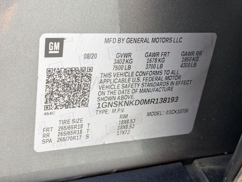 Used 2021 Chevrolet Tahoe LT AWD/4WD image 36