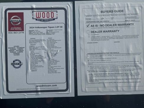 Used 2024 Volkswagen Tiguan Wolfsburg Edition image 11