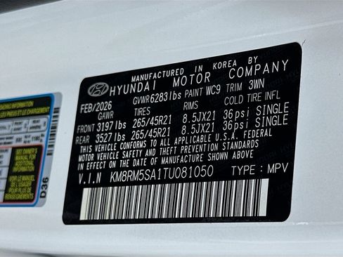New 2026 Hyundai Palisade Calligraphy FWD image 23