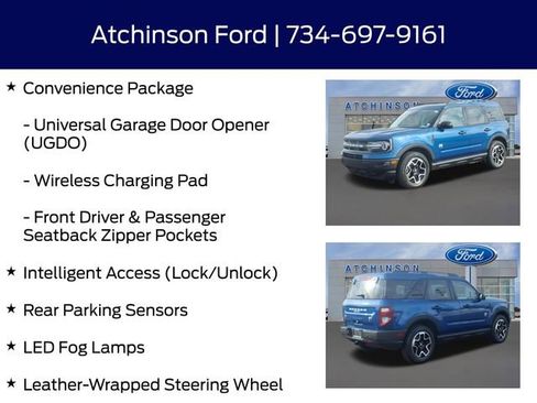 Certified 2023 Ford Bronco Sport Big Bend w/ Convenience Package image 16