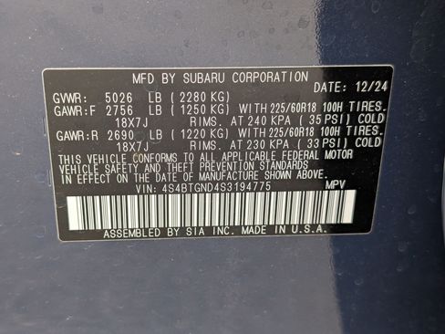 Used 2025 Subaru Outback Limited XT AWD/4WD image 33