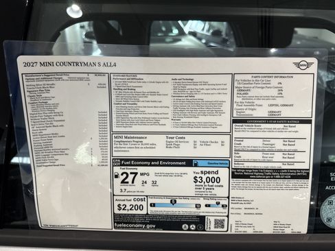 New 2027 MINI Cooper Countryman S AWD/4WD image 27