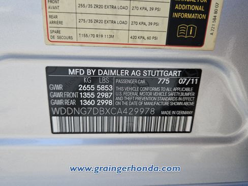 Used 2012 Mercedes-Benz S 550 image 14