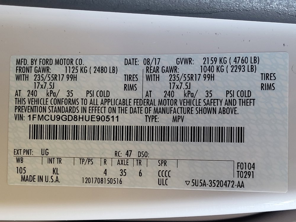 Used 2017 Ford Escape SE AWD/4WD image 33