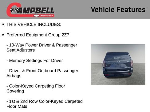 Used 2022 Chevrolet Suburban Z71 w/ Z71 Off-Road Package image 5