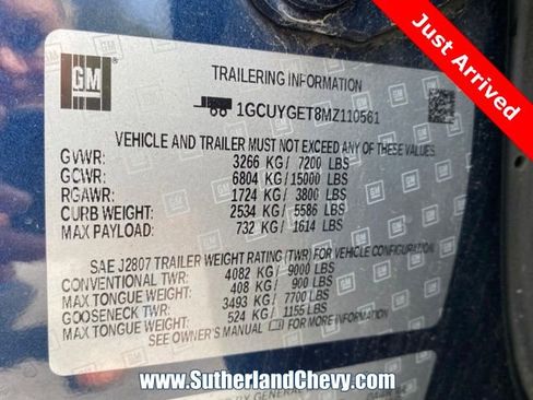 Used 2021 Chevrolet Silverado 1500 LTZ image 56