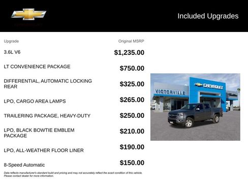 Certified 2018 Chevrolet Colorado LT w/ LT Convenience Package RWD image 5