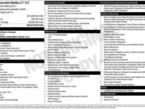 Used 2024 Chevrolet Malibu LT image 2